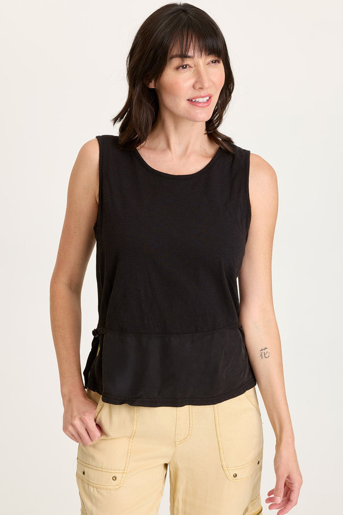 XCVI Enna Cinchable Twill Tank