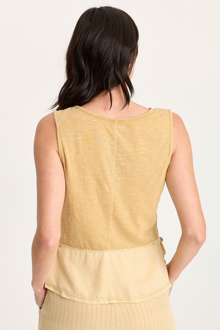 XCVI Enna Cinchable Twill Tank