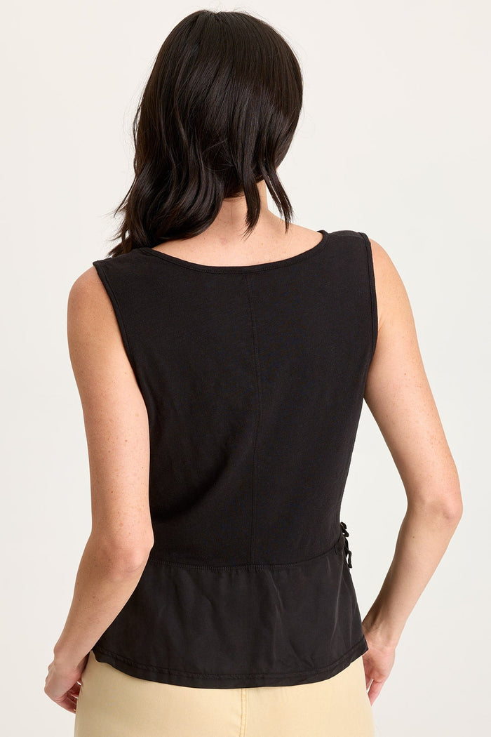 XCVI Enna Cinchable Twill Tank