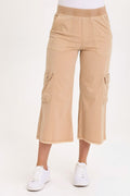 Wearables Femke Stretch Poplin Cargo Crop