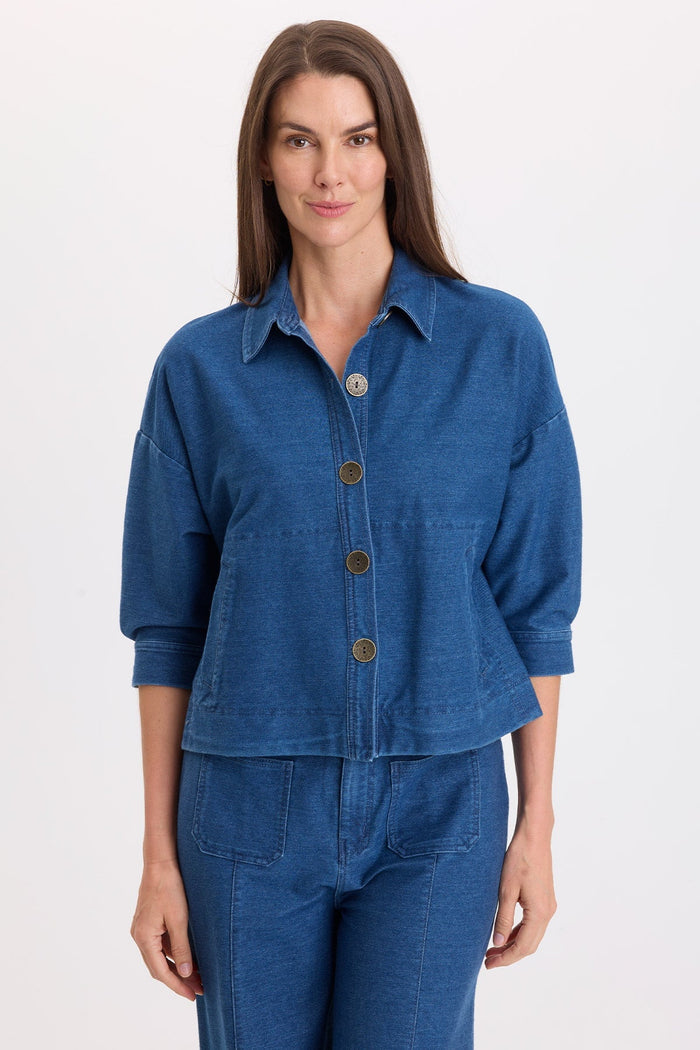 Wearables Fernley Indigo Twill Swing Jacket