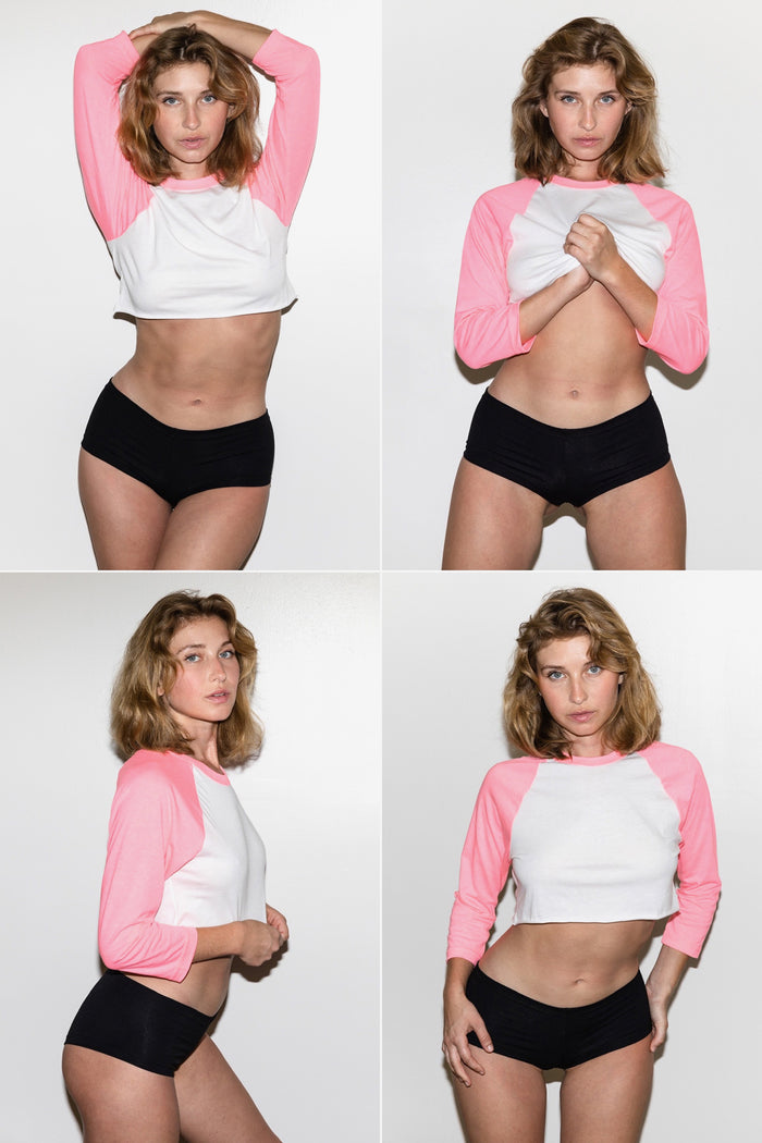 White/Neon Heather Pink
