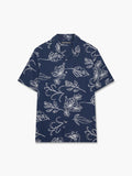 Floral Viscose Revere Short Sleeve Shirt