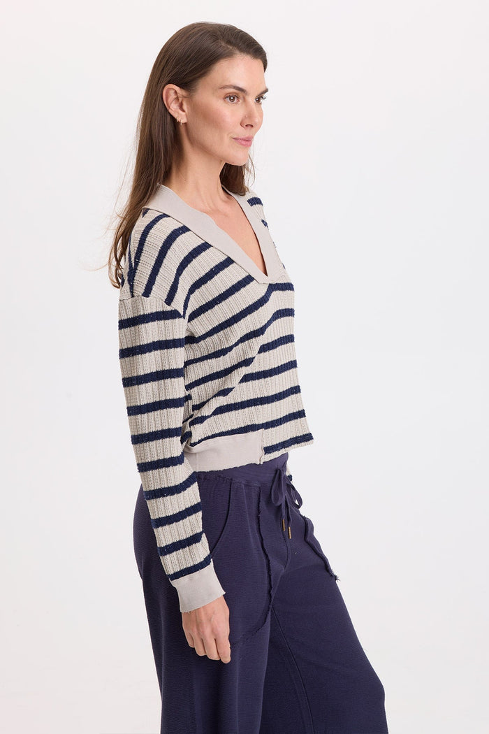 Wearables Fonz Stripe V-Neck Top