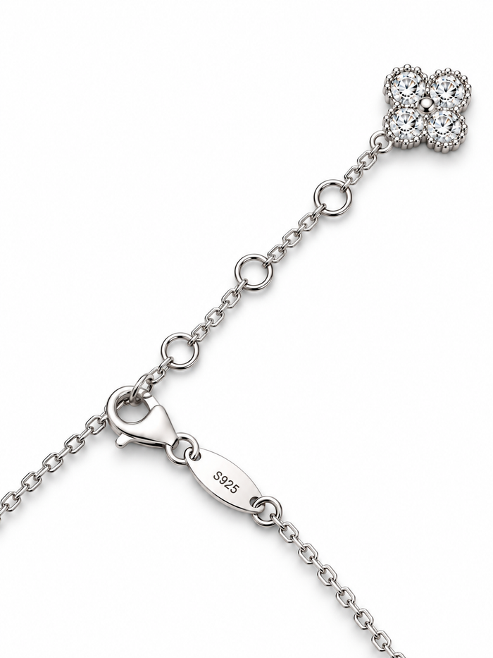 FOUR LEAF MOISSANITE S925 BRACELET