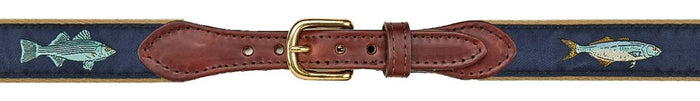 Freshwater Fish Leather Belt-Honey Bee Tees-