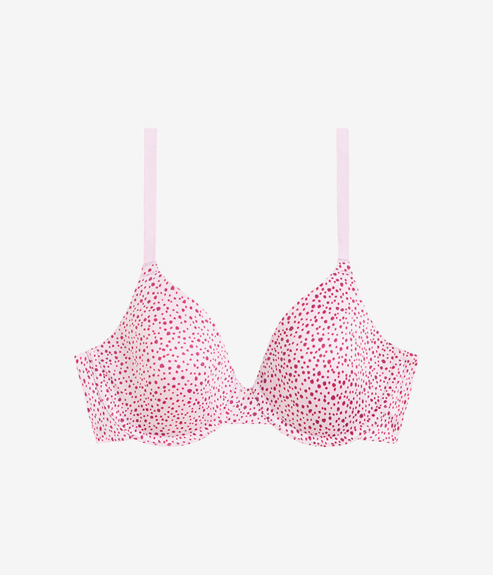 Future Foundation T-Shirt Bra: Dusk Pink Dots