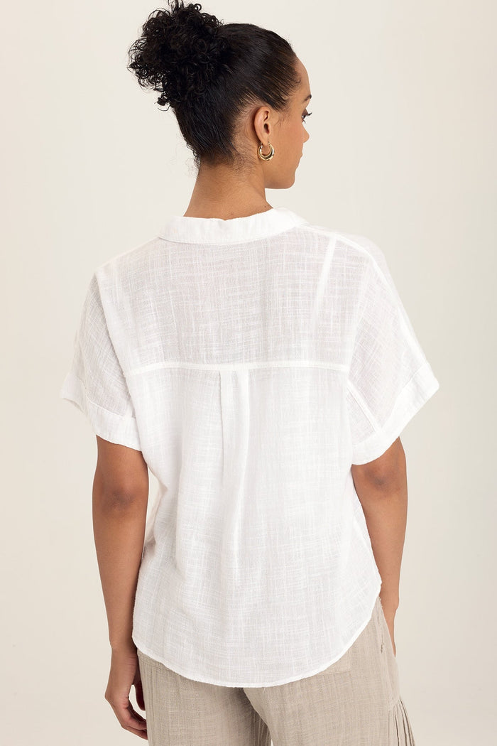 Wearables Gauze Teagan Tie Top