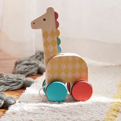 Giraffe On-The-Go Wooden Pull Toy