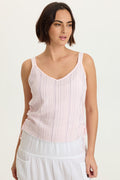 XCVI Grethel Stripe Gauze Tank