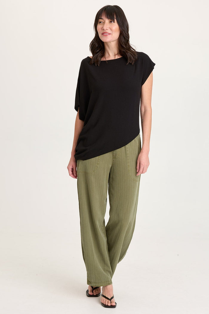 XCVI Helmi Asymmetrical Crepe Top