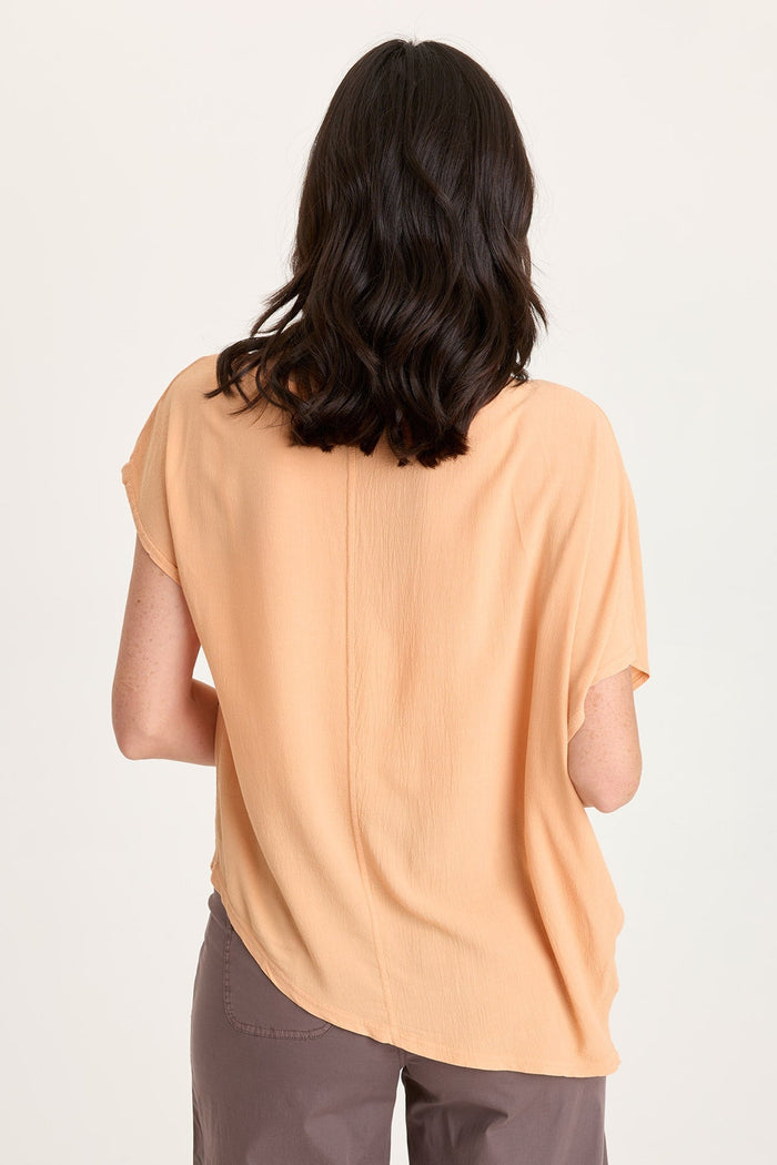 XCVI Helmi Asymmetrical Crepe Top