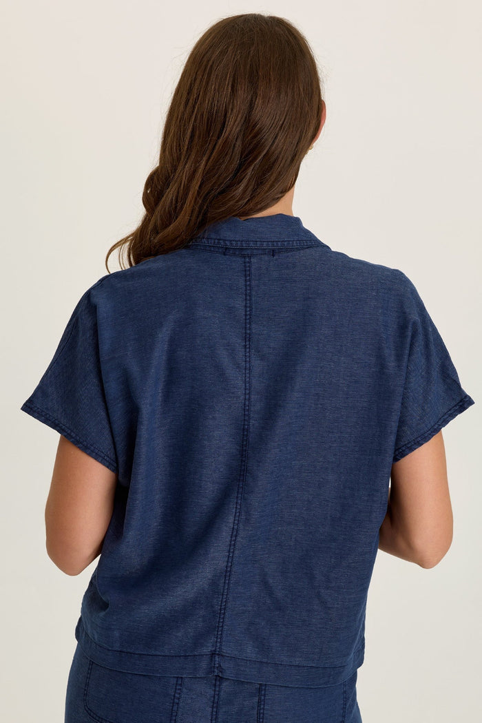 Wearables Hugh Twill Boxy Short Sleeve Jacket