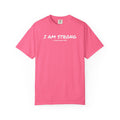 I Am Strong 2 Corinthians 12:10 Women's Breast Cancer Awareness T-shirt