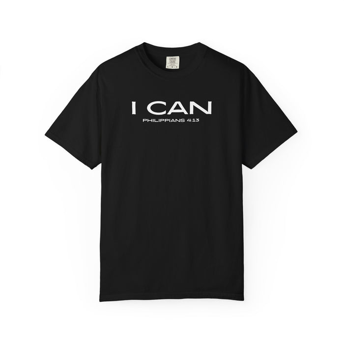I Can Philippians 4:13 Black T-shirt
