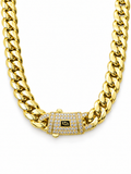 ICED CLASP CUBAN(GOLD) 12MM