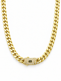ICED CLASP CUBAN(GOLD) 6MM