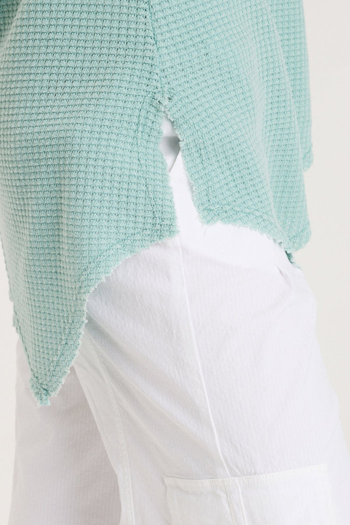 XCVI Imrie Off-Shoulder Asymmetrical Hem Top