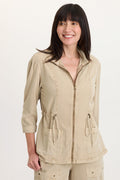 Wearables Jameson Twill Zip-Up Jacket