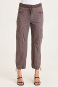 XCVI Jannik Poplin Cinch Hem Cargo Pant