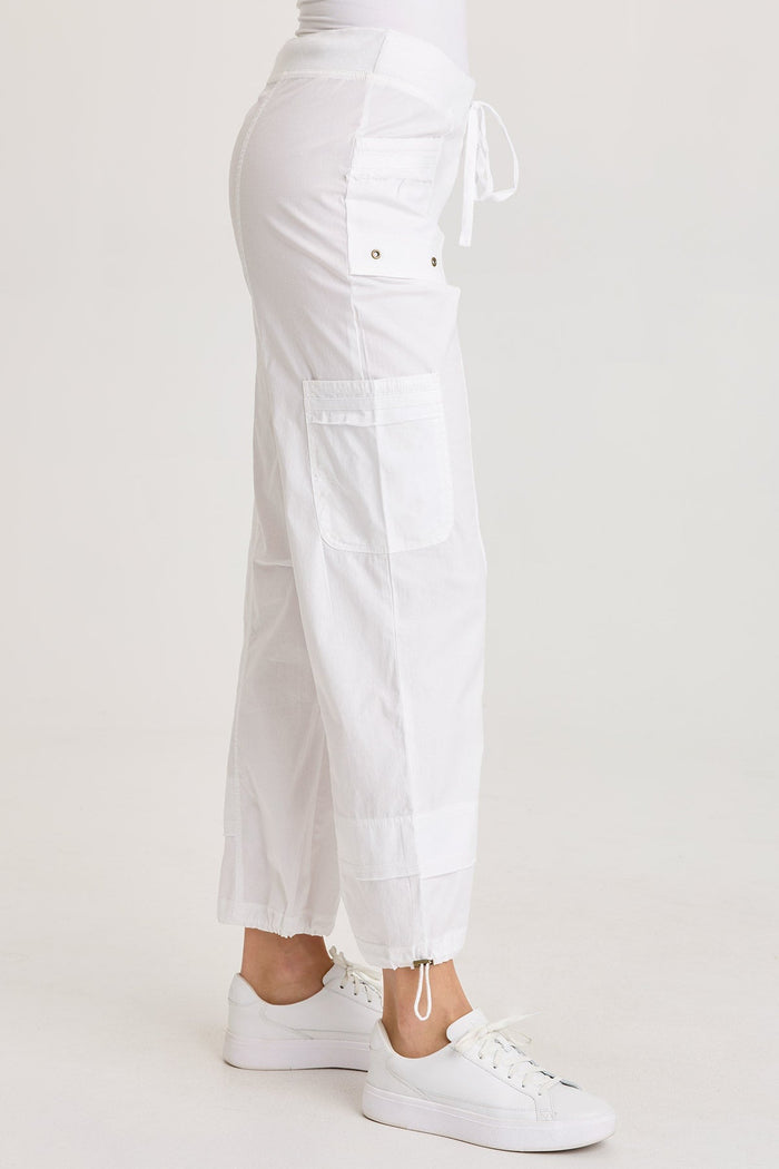 XCVI Jannik Poplin Cinch Hem Cargo Pant
