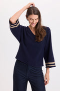 Wearables Jasper Racing Stripe Sweater