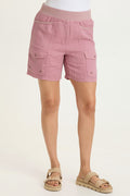 XCVI Jayci Linen Cargo Short