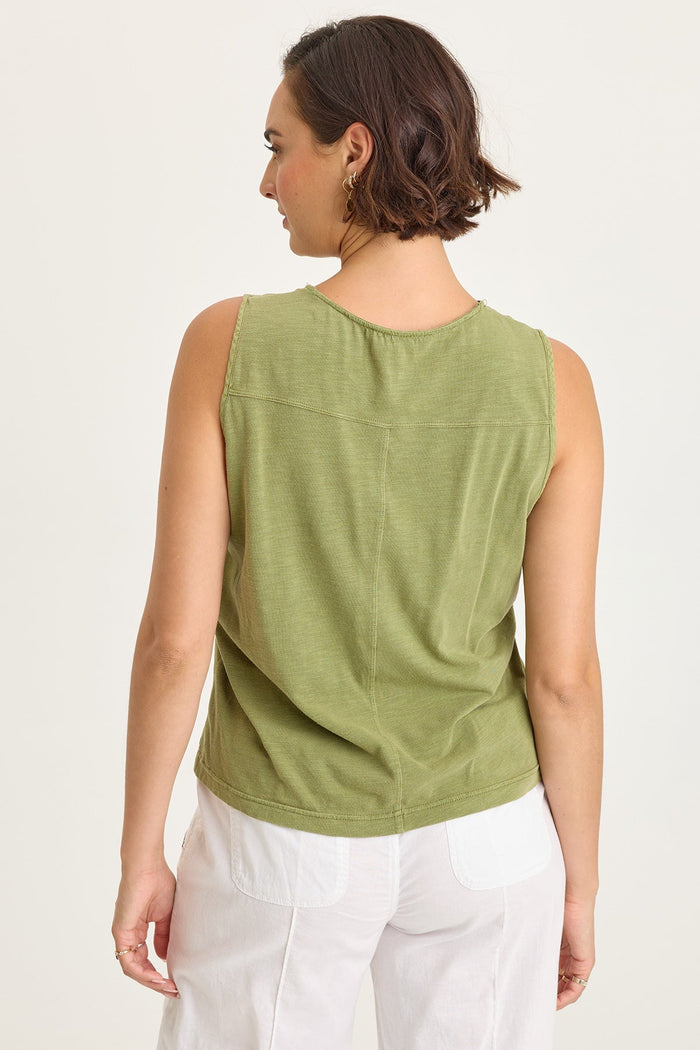 Wearables Jerilene Voile Pintuck Tank