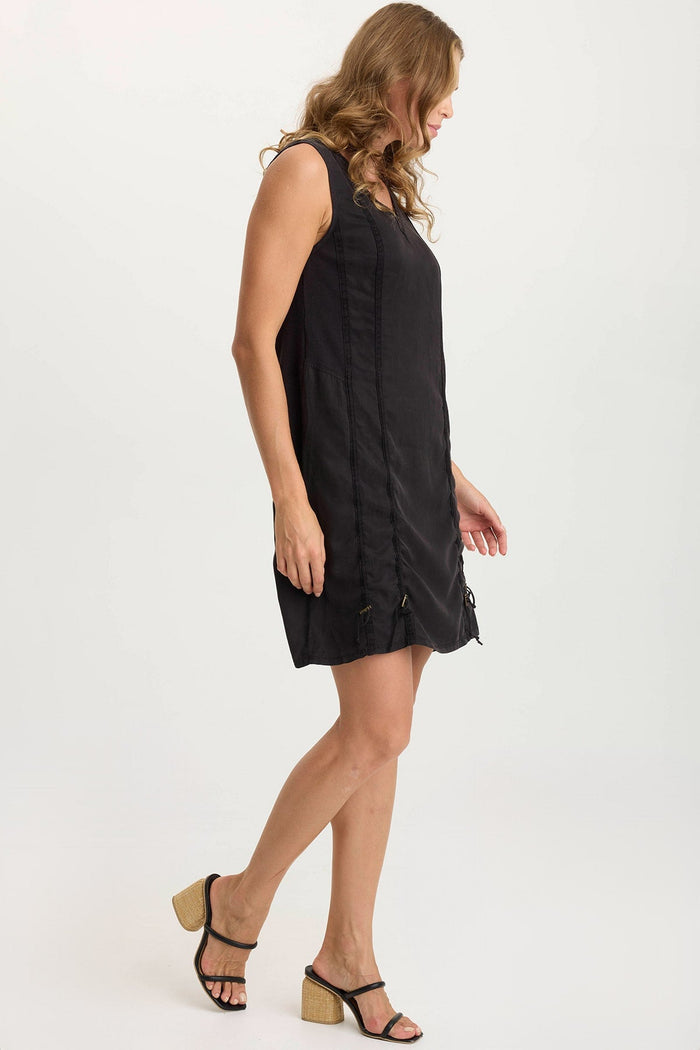 XCVI Karima Twill Corded Cinch Tank Dress