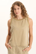 XCVI Katrine Soft Twill Elevated Tank