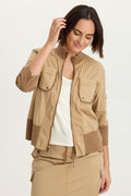 XCVI Kevone Poplin Bomber Jacket