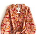 Kids Unisex Robe - Cotton Hand Block Print Fabric - Dogs