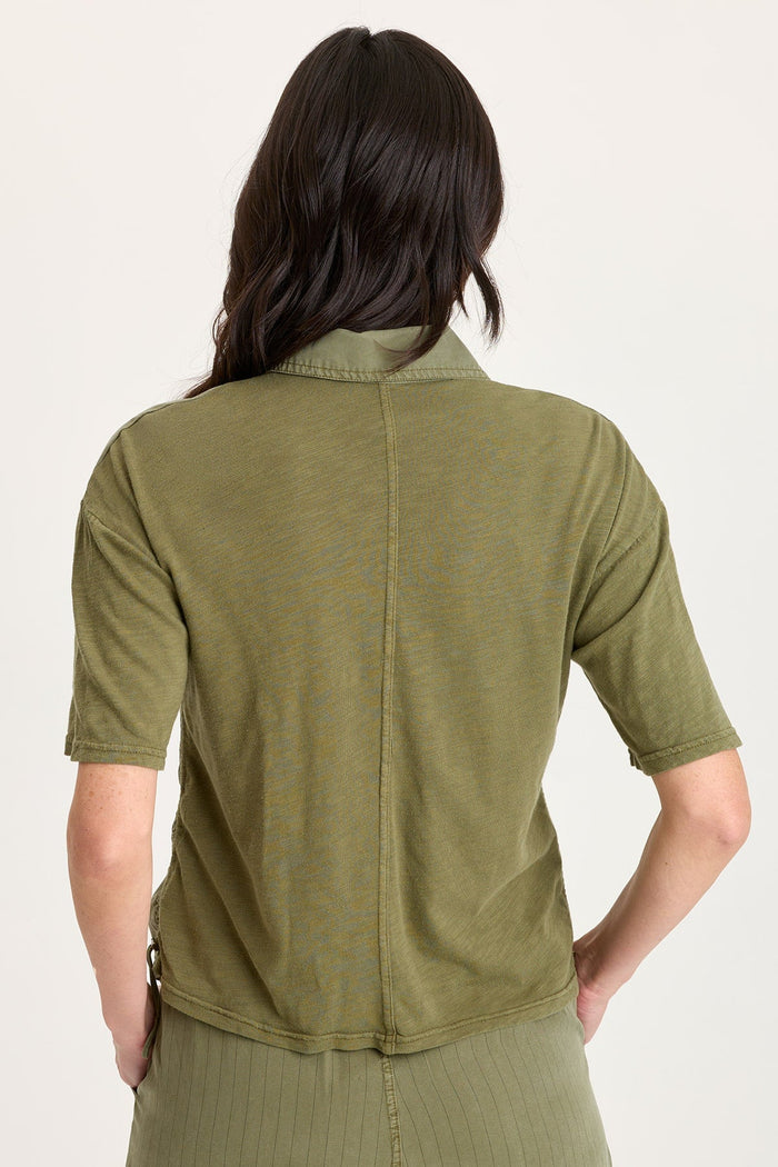 XCVI Kimbel Twill Classic Button-Up Top