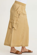 XCVI Kimo Tencel Cargo Maxi Skirt