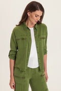 Wearables Knapp Distressed Cargo Button-Up