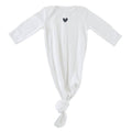 Knotted Gown - Heart: 0-6 mo