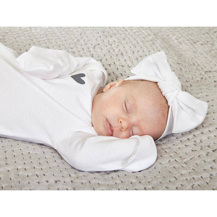 Knotted Gown - Heart: 0-6 mo