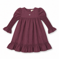 L by Ladida Burgundy Smocked Robe