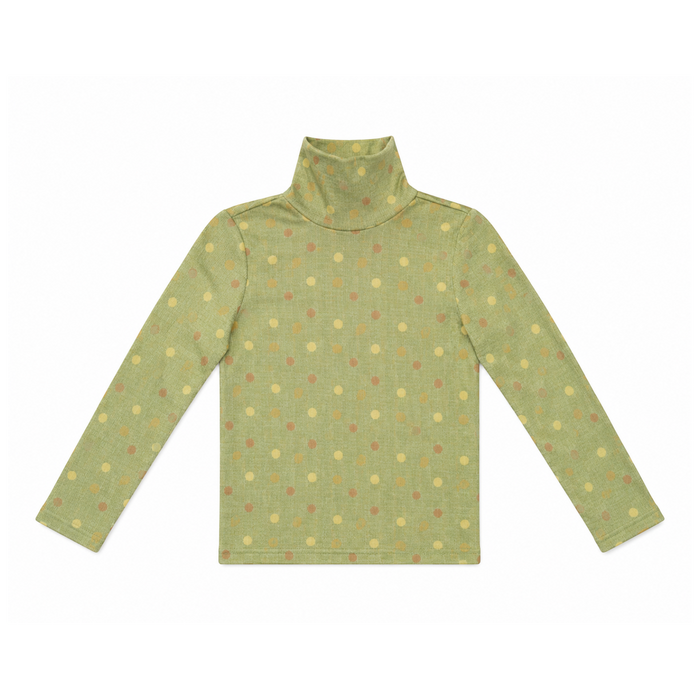 L by Ladida Circle Print Turtleneck
