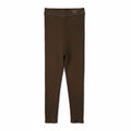 L by Ladida Moss Brown Knit Leggings