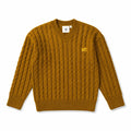 L by Ladida Mustard Cable Knit Sweater
