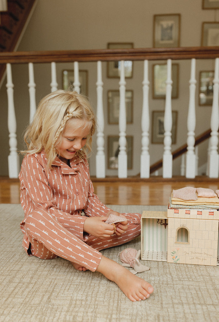 L by Ladida Rust Grandpa Pajama Set