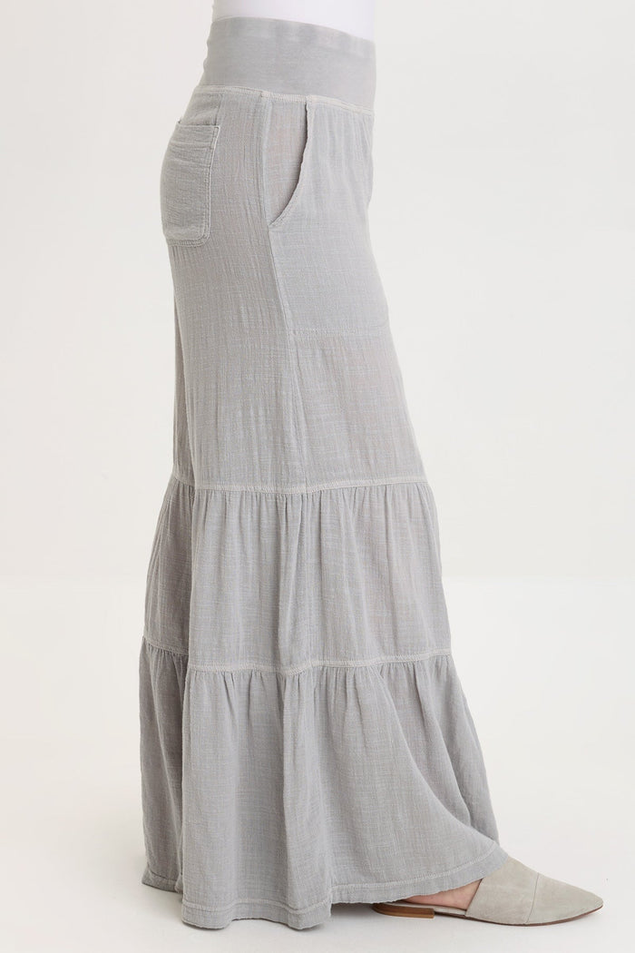 Wearables Lando Gauze Tiered-Bottom Pant