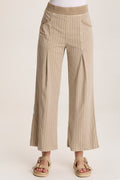 XCVI Laughlin Striped Linen Wide Leg Pant