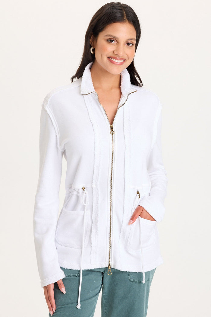 XCVI Lemont Cinchable Fleece Jacket