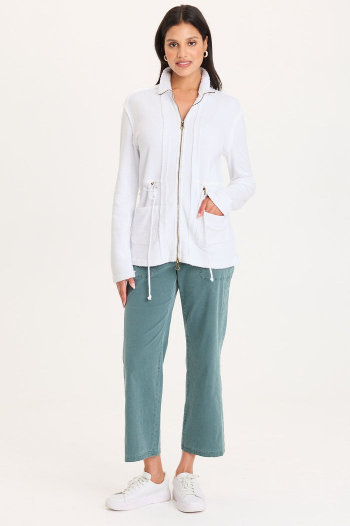 XCVI Lemont Cinchable Fleece Jacket