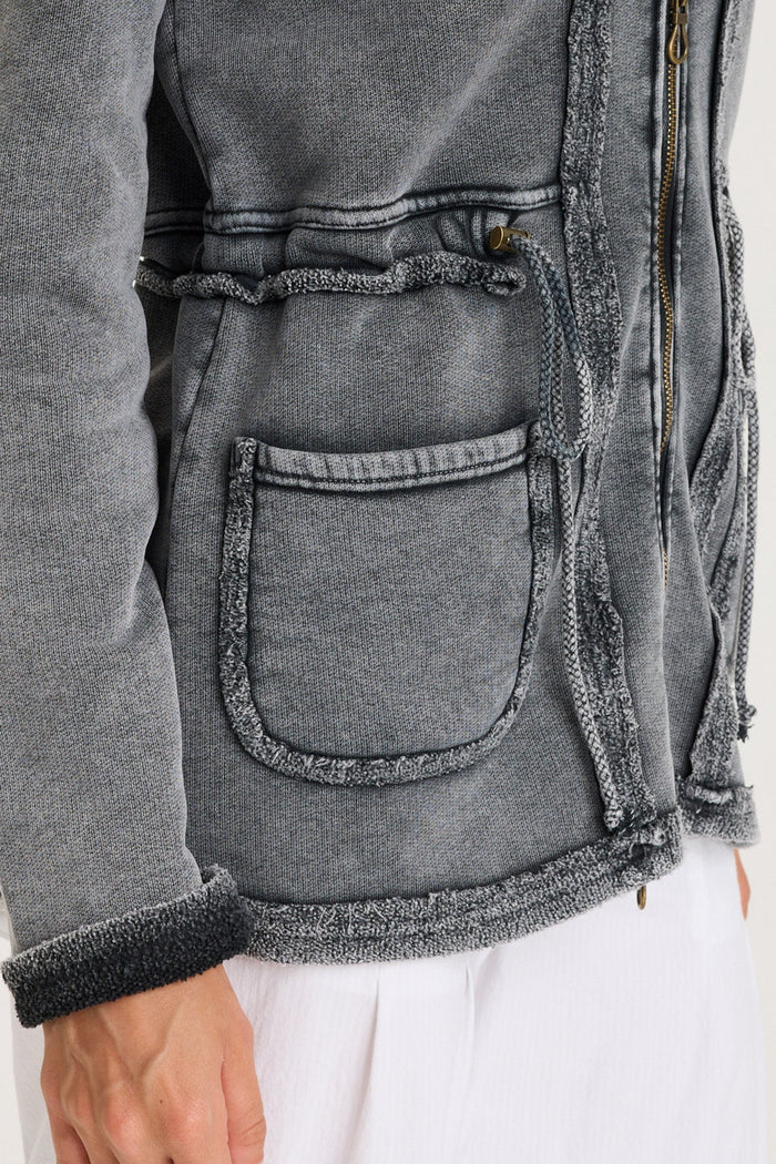 XCVI Lemont Cinchable Fleece Jacket