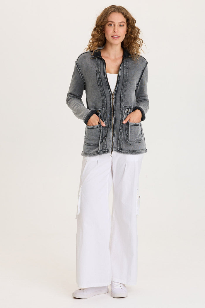 XCVI Lemont Cinchable Fleece Jacket