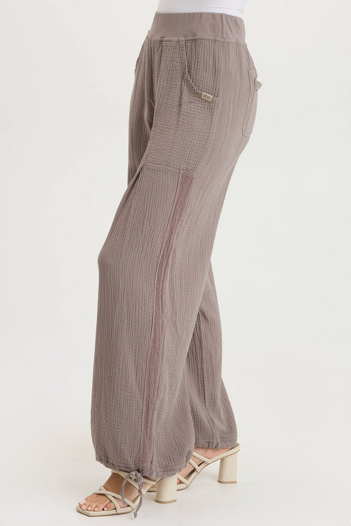 XCVI Lenka Gauze Cinched Wide-Leg Pant