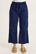 Wearables Leopold Poplin Darted Knee Cargo Crop